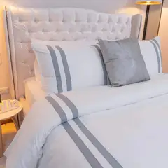 AMARE HOME - Funda Duvet Cover Grey - Colección Pureza Queen