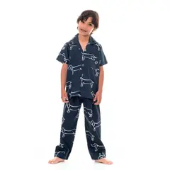CLONHADAS - Pijama completa con pantalón niños Manga corta BILLY