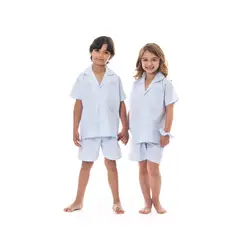 CLONHADAS - Pijama completa con pantalón niños Manga corta TOMMY