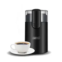 MERTEC - Molino de Café Eléctrico 150W Negro