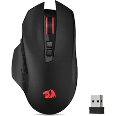 REDRAGON - MOUSE GAMER M656 GAINER INALAMBRICO + BT - 7 BOTONES 4.000DPI / NEGRO