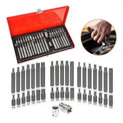 TOOL BE - Juego De Punta Torx, Bristol Y 12 Puntas 40 Piezas