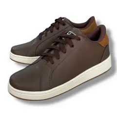 XIAN SHOES - Mocasines cordones hombre cafe nuevo 25