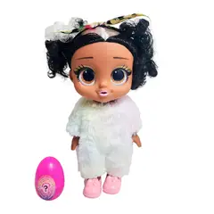 GENERICO - Muñeca Bebe Pijama Peluche Fashion + Mascota Juguete