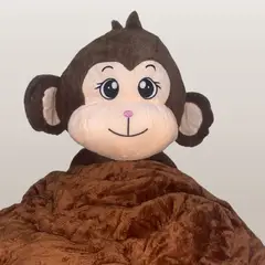 CHINA GLAZE - Peluche Mico Banana Dreams Con Cobija