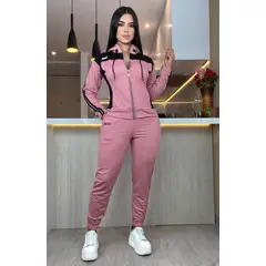 MODA EN CIRCUITO - Conjunto Deportivo o Sudadera Licrada para Mujer con Chaqueta