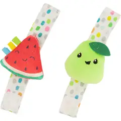INFANTINO - Set Sensorial 3 En 1 Para Bebé Frutas Sonajero Y Cascabeles