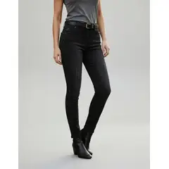 LEC LEE - Jean Skinny Fit para Mujer - Gris Oscuro -