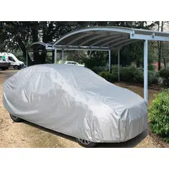 LAVEF - Pijama para Carro SEDAN 90% Impermeable con Protección Solar UV - METALIZADA - XL