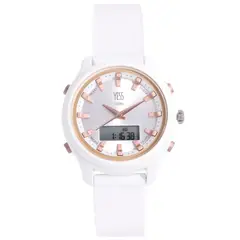TEMPUS - Reloj YESS Blanco Y Acabados Oro Rosa Para Niños YP21816-05