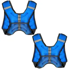 STYLE STARS - Set x2 Chaleco con Peso 5Kg Entrenamiento Funcional y Cardio