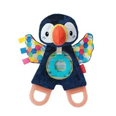 INFANTINO - Juguete Sensorial Puffin Con Texturas Y Mordedor Bebés