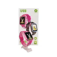 GENERICO - Reloj Smartwatch Kids Con Gps Y Sim Card Seguimiento Y Comunicación Para Niños Rosado
