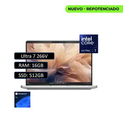 DELL - PORTATIL PRO PLUS 2 EN 1 - INTEL ULTRA 7 266V RAM 16GB DDR5 SSD 512GB WIN11 PRO TACTIL