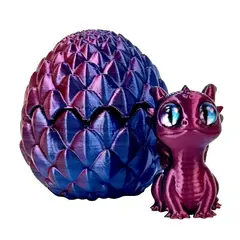 GENERICO - Mini Dragones Coleccionables Impresos En 3d Morado