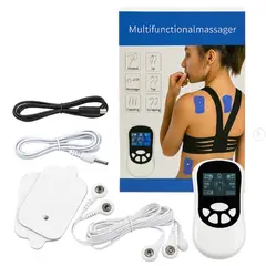 GENERICO - Gimnasia Pasiva Recargable Estimulante Muscular 8 Electrodos