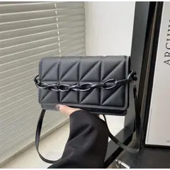 GENERICO - Bolso Mini Eva Negro Para Mujer En Cuero Sintetico Excelente Calidad