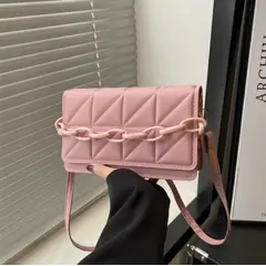 GENERICO - Bolso Mini Eva Palo De Rosa Para Mujer En Cuero Sintetico Excelente Calidad