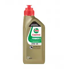 CASTROL - Aceite POWER 1 4 TIEMPOS 20W-50 1 LITRO