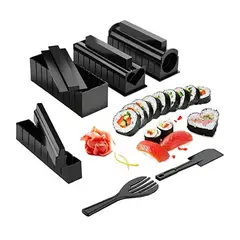 GENERICO - Kit Sushi Hacer 10 Piezas Molde Formas Diy Profesional