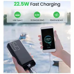 AMERICAN GENERICS - Power Bank 50000mAh Carga Rápida 225W USB-C Batería Externa Portátil