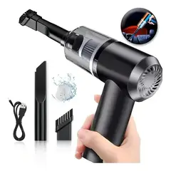GENERICO - Aspiradora inalámbrica Vertical Genérica Aspirador De Pó Automotivo 100ml negra