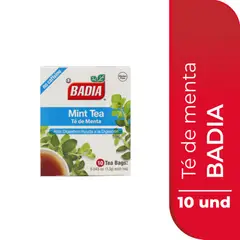 BADIA - Té de menta x 10 unidades