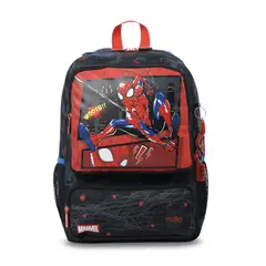 TOTTO - Morral Mochila Escolar Spiderman Hero M Niño Negro