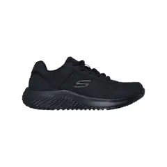 SKECHERS - Tenis Niño Bounder con Velcro Negro