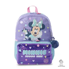 TOTTO - Morral Mochila Escolar Minnie M Niña Azul