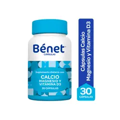 BENET - Cápsulas Bénet Calcio + Magnesio