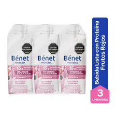 BENET - Proteina liquida Bénet Frutos Rojos