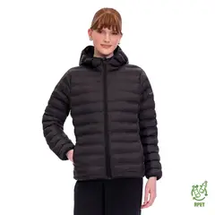 TOTTO - Chaqueta Acolchada Capota Colorfull Negro Mujer Pro