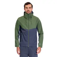 TOTTO - Chaqueta 100% Impermeable Con Capota Seal Azul Hombre