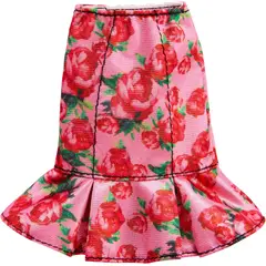 BARBIE - Falda floral Red Rose Pack de Moda