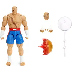 JADA TOYS - Sagat Figura De Acción Ultra Street Fighter II