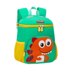 GENERICO - Maletín Morral Mochila Diseño Con Portabotella Dino Verde