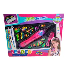 GENERICO - Set Kit Para Hacer Pulseras Peinados Trenzas Cabello Lovely