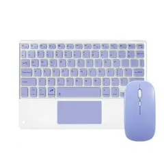 GENERICO - Teclado Trackpad Bluetooth + Mouse LILA