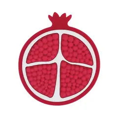 INFANTINO - Mordedor Sensorial De Silicona En Forma De Granada Para Bebés