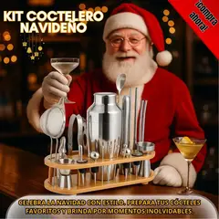 BARTENDING COLOMBIA - KIT COCTELERIA REGALO PARA HOGARES Y BARES NAVIDAD