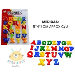 GENERICO - Juguete Letras Magnéticas Alfabeto De Colores Para Niños