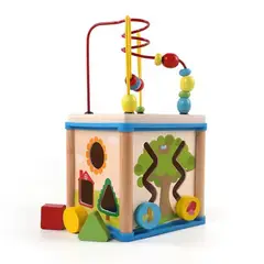 GENERICO - Juguete Cubo Montessori multifuncional 5 en 1 Niños