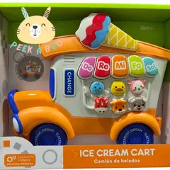 GENERICO - Piano Musical Carro de Helados Naranja Niños