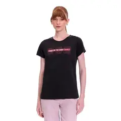 TOTTO - Camiseta Estampada Dusti Negro Para Mujer