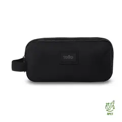 TOTTO - Multiuso Cartuchera Triple Bolsillo Rpet Trik 5 Negro