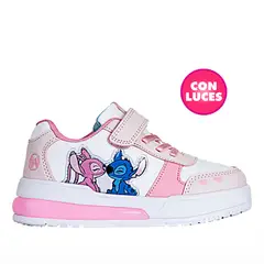 DISNEY - Tenis Casual de Niña elite 111522j Blanco rosado