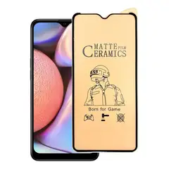 GENERICO - 3 X Vidrios Templado Mate Cerámica Antihuella Para Samsung Galaxy A10 A10s