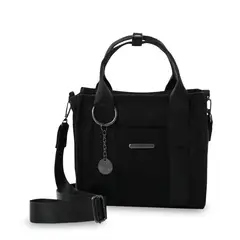 TOTTO - Bolso Cartera Tote Bag S Mujer Correa Removible Negro
