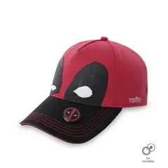 TOTTO - Gorra Dead Pool Rojo Negro Para Hombre